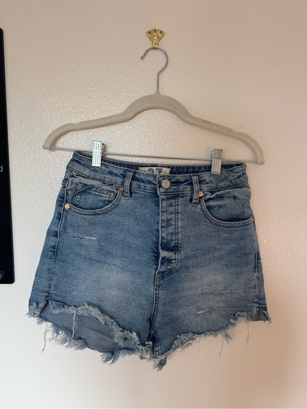 we the free denim shorts